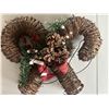 Image 1 : Wicker Christmas Door Wreath