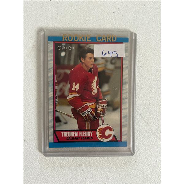Theo Fleury - Rookie Card