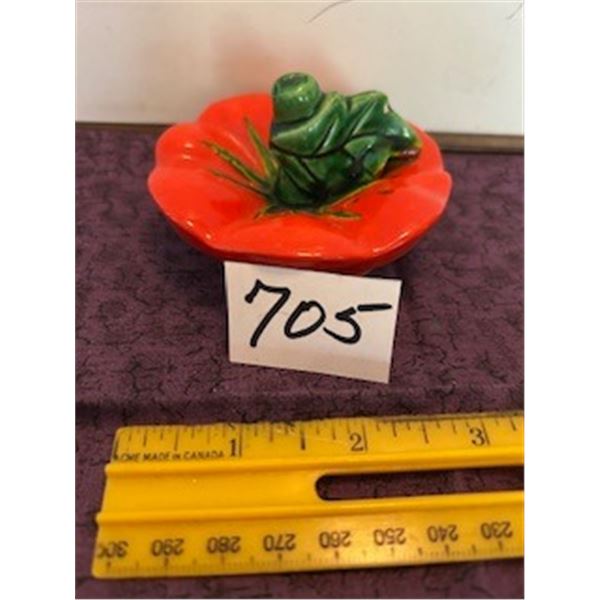 Tomato Ware Tea Pot Lid.