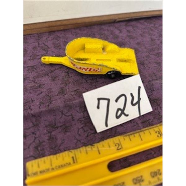 #38 Honda M. Cycle Trailer Lesney.