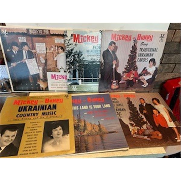 6 Asst. Mickey and Bunny L.P.S