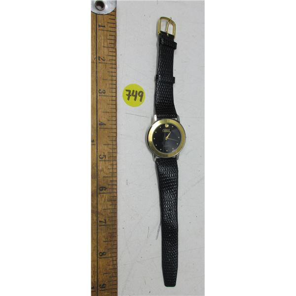 VINTAGE OPTICKS QTZ WATCH, NEW BAT, RUNS