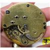 Image 5 : 2 VINTAGE E.HOWARD POCKET WATCH MOVEMENTS, 1 RUNNING,1 NOT