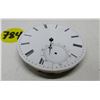 Image 2 : VINTAGE SWISS KEY WIND POCKET WATCH MOVEMENT FOR REPAIR NO KEY,