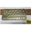 Image 2 : VINTAGE 1954 BC MOTORCYCLE LICENCE PLATE