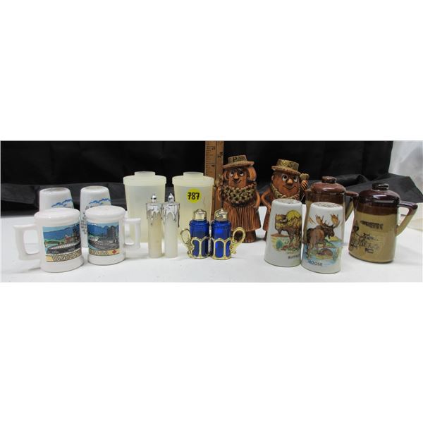 A FEW SALT 'N' PEPPER SHAKERS