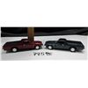 Image 1 : 2 VINTAGE 1:38 DIE-CAST 1974 EL CAMINO SS427, 1-RED, 1-GREEN