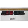 Image 2 : 2 VINTAGE 1:38 DIE-CAST 1974 EL CAMINO SS427, 1-RED, 1-GREEN