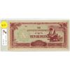 Image 1 : Burma. Japanese Invasion Money. Issued by the Japanese occupying forces. 1944 10 Rupees. VF.