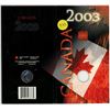 Image 1 : 2003 Colourized 25 Cents. Beaver with Red Maple Leaves. Housed in its original Royal Canadian Mint f