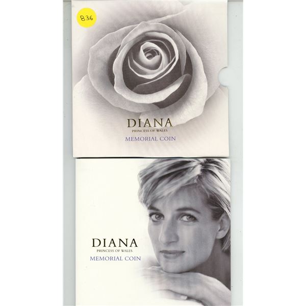 1997 Diana Memorial 5 Pound coin issued in memory of Diana, Princess of Wales. Housed in its origina
