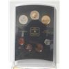 Image 2 : 2000 Canadian Tiny Treasures Uncirculated Coin Set. 7-coin set with COA.