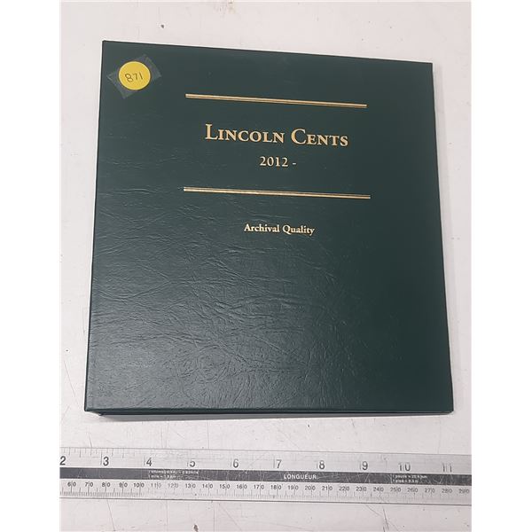 Near Complete Littleton Custom Coin Album for Lincoln Cents 2008 – 2020S. Includes Proofs. 