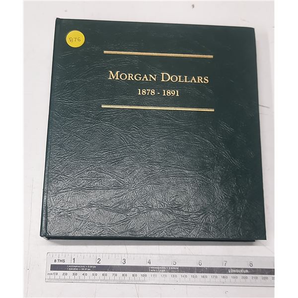 Empty Littleton Custom Coin Album for U.S. Morgan Silver Dollars 1878 – 1891. Archival Qual