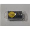 Image 1 : Complete Unopened roll of 25 Queen Elizabeth Memorial Black $2 Toonies. Black outer ring pays tribut