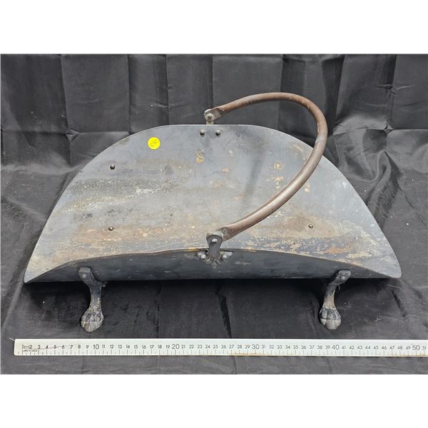 Vintage Claw Foot Fireplace Log Holder