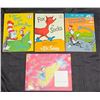 Image 1 : (4) Assorted Children's Books (Inc. Dr Suess "Fox in Sox")