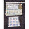 Image 1 : 5 Cent Canada Stamps + 1923 5 Cent Coin + 1927 Standard Bank of Canada Cheque
