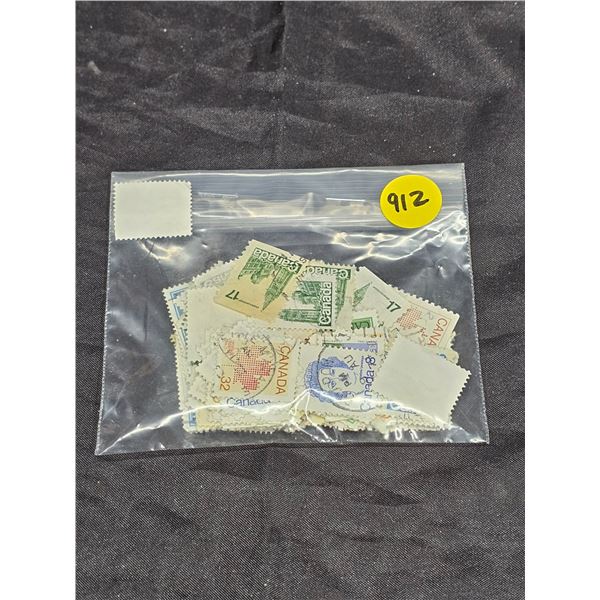 Bag of Assorted Canadian Stamps