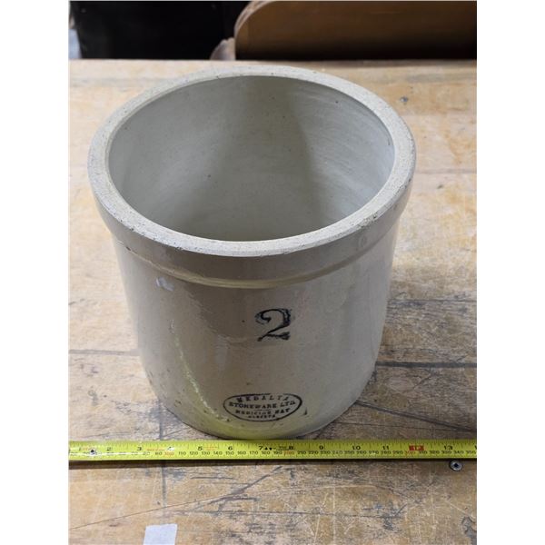 #2 Medalta crock-9"H