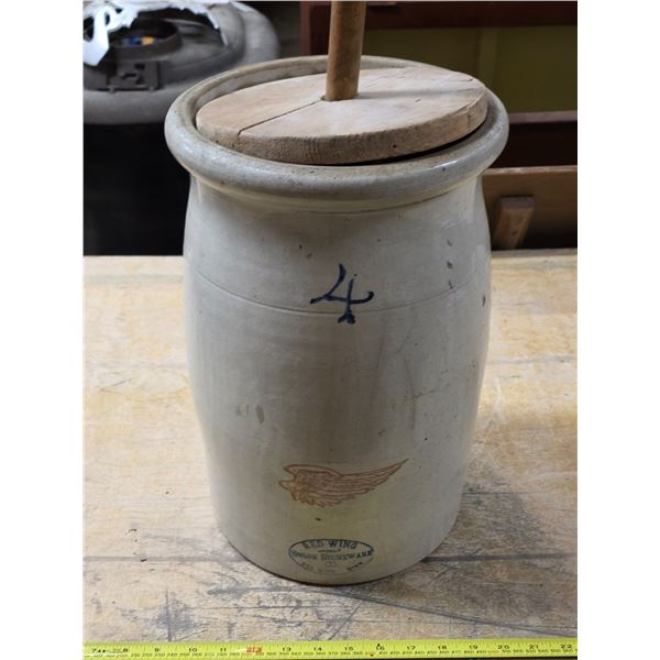 #4 redwing butter churn