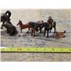 Image 2 : Lot of horse figures- some are metal