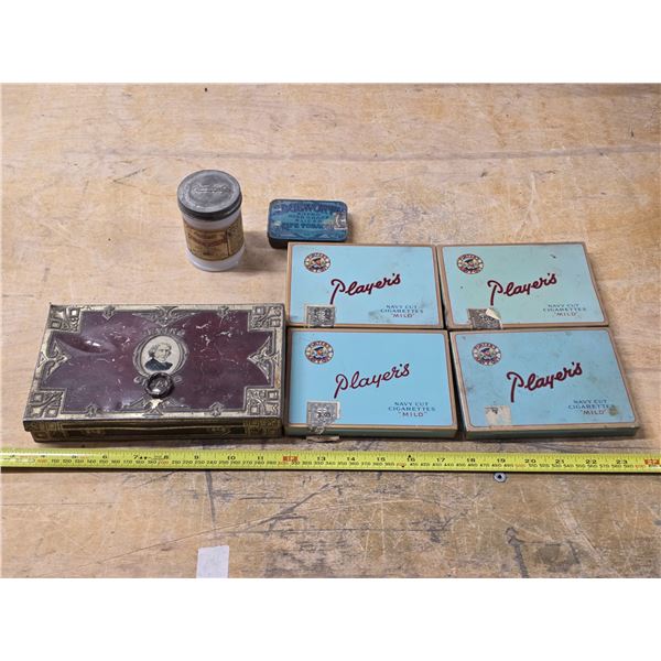 Cigarette and tobacco tins
