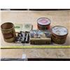 Image 3 : Lot of tins and misc items