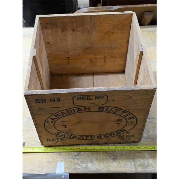 Canadian butter crate
