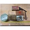 Image 1 : Tins, cigar boxes and misc items