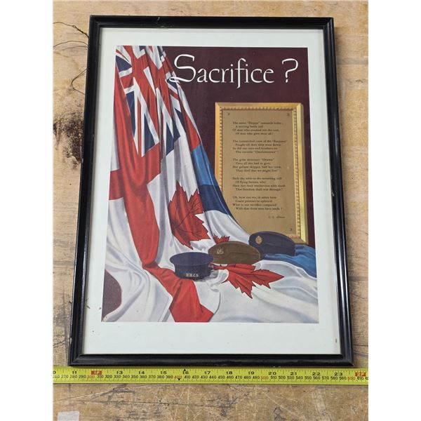 Sacrifice ? Picture- 13" by 18"