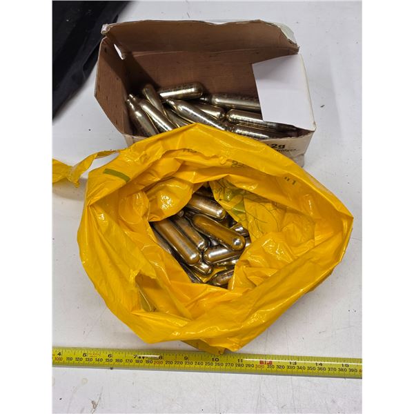 Lot of co2 cartridges- might be full