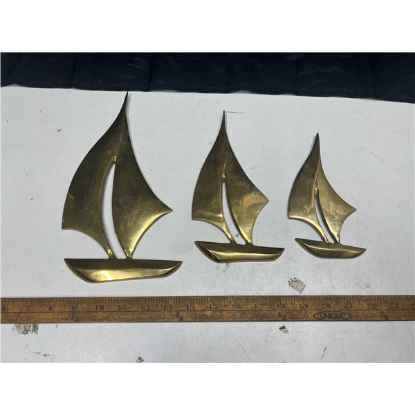 Sailing Boat Metal Wall Decor