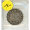 Image 1 : 1919 Canada Silver 50 Cents Coin.