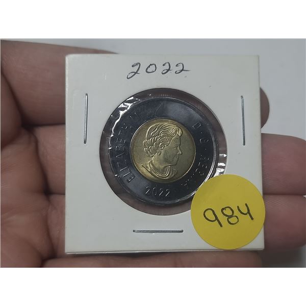 2022 Canada "Black Toonie"