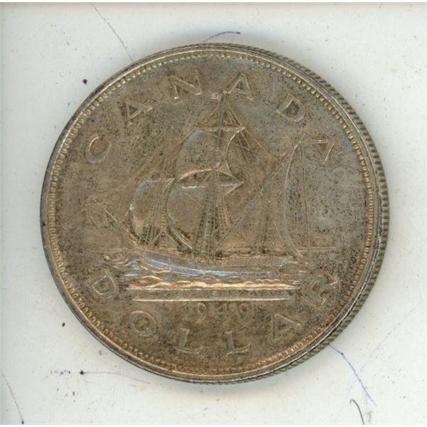 1949 Canada Silver One Dollar.