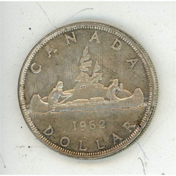 1962 Canada Silver One Dollar.