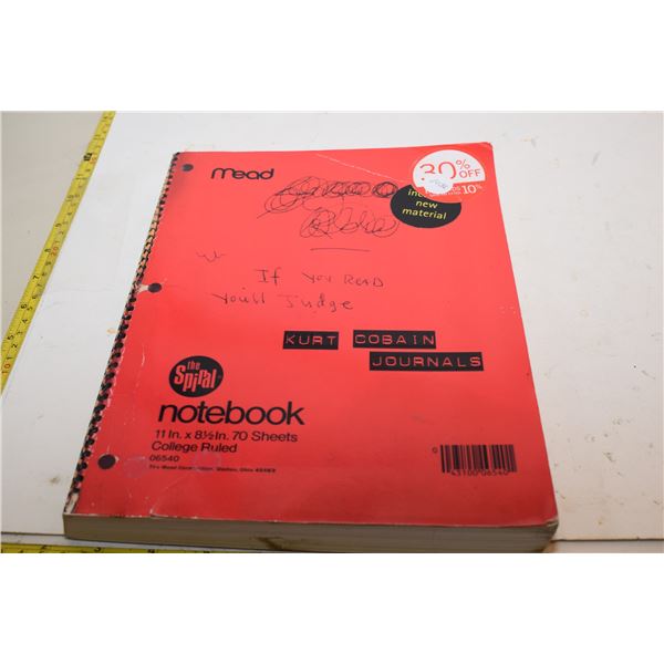 Kurt coban journals Nirvana