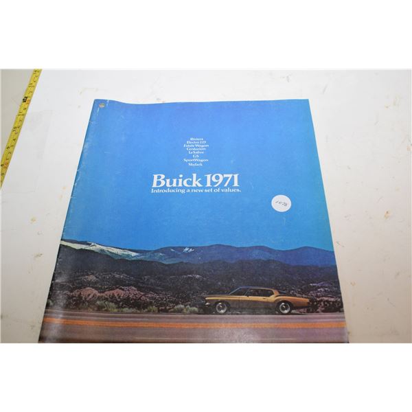 1971 Buick catalogue