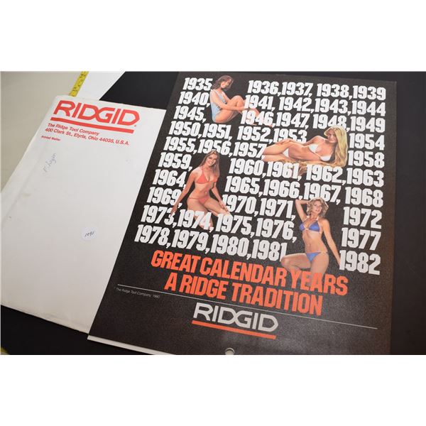 Ridgid pin up calendar