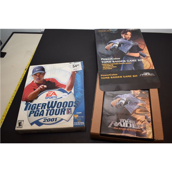 2001 ea sports and Tomb raider the angel of darkness PC games