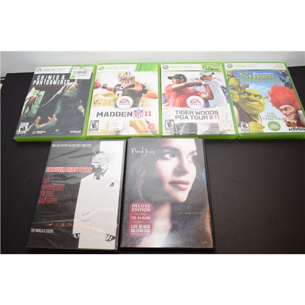 Xbox 360 games and DVD's