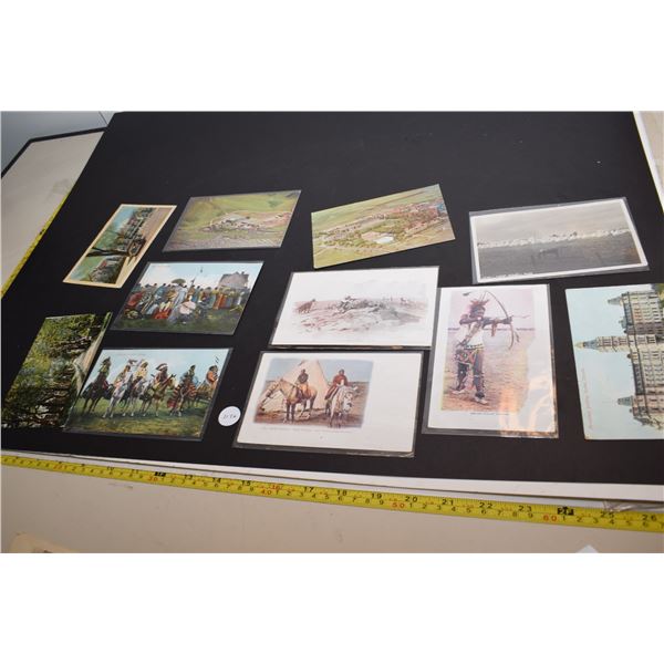 Postcard lot- first nations
