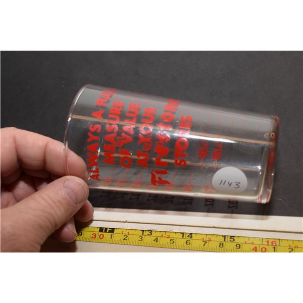 Antique firestone glass