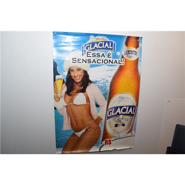 Glacier beer poster