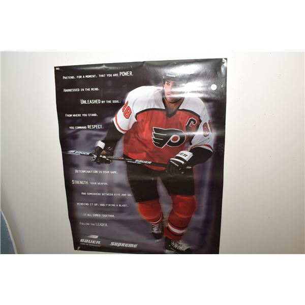 Lindros/Bruer skates hockey poster