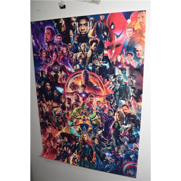 Canvas super hero poster