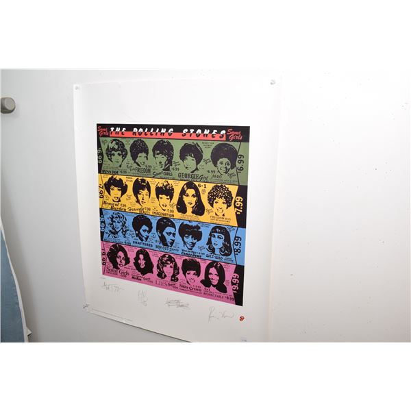 1996 rolling stones poster