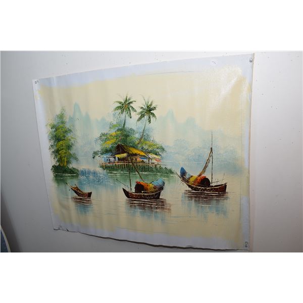 unframed printed canvas