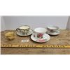 Image 1 : Lot of Misc Teacups & Saucers w/ Mini Sugar Bowl & Spoon